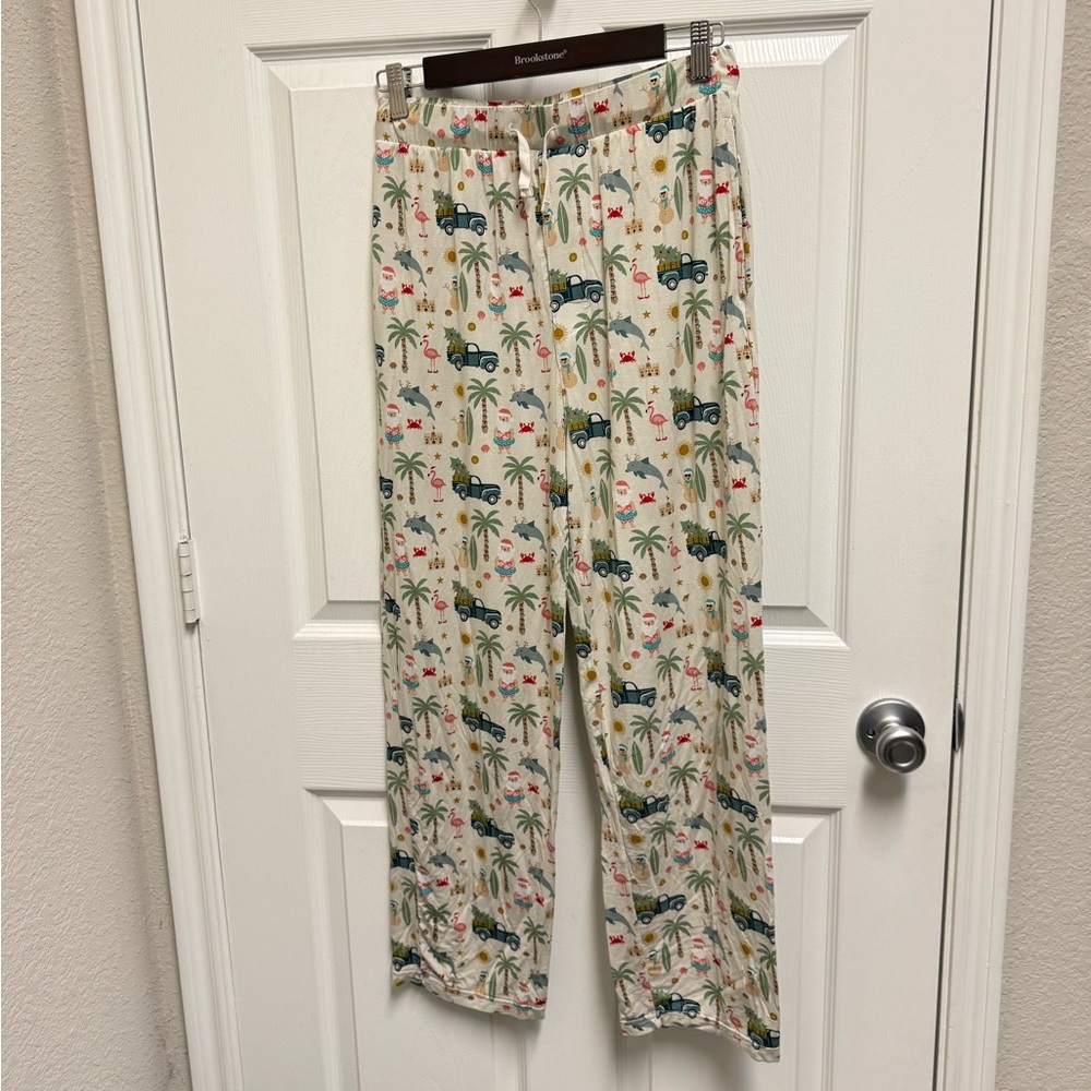 Emerson and Friends Beach Santa Pajama Pants